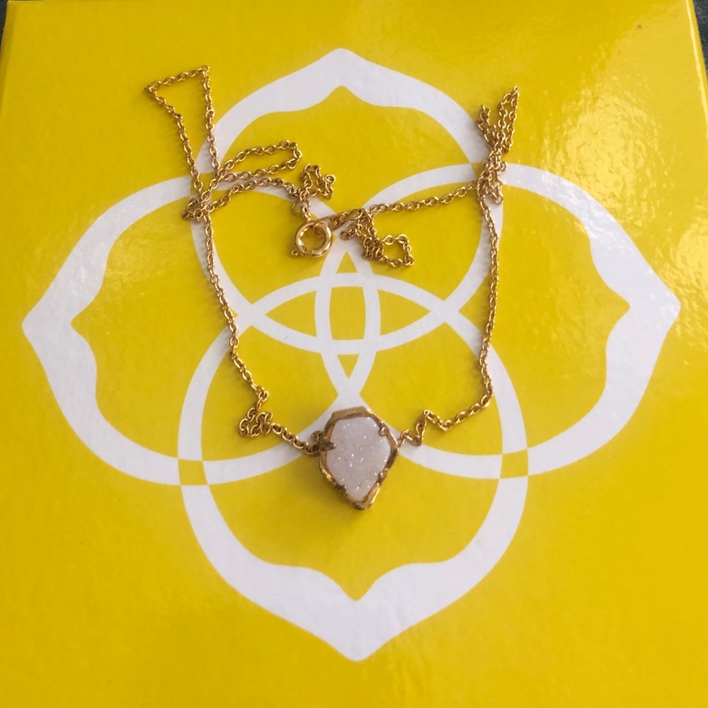 Kendra Scott Drusy Pendant Necklace